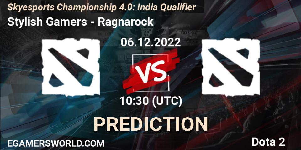 Stylish Gamers - Ragnarock: прогноз. 06.12.2022 at 10:13, Dota 2, Skyesports Championship 4.0: India Qualifier