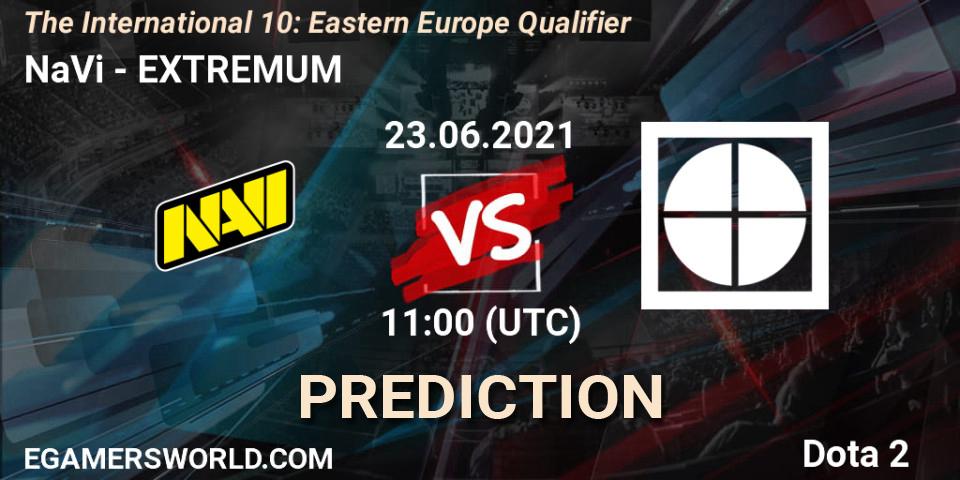 NaVi - EXTREMUM: прогноз. 23.06.21, Dota 2, The International 10: Eastern Europe Qualifier