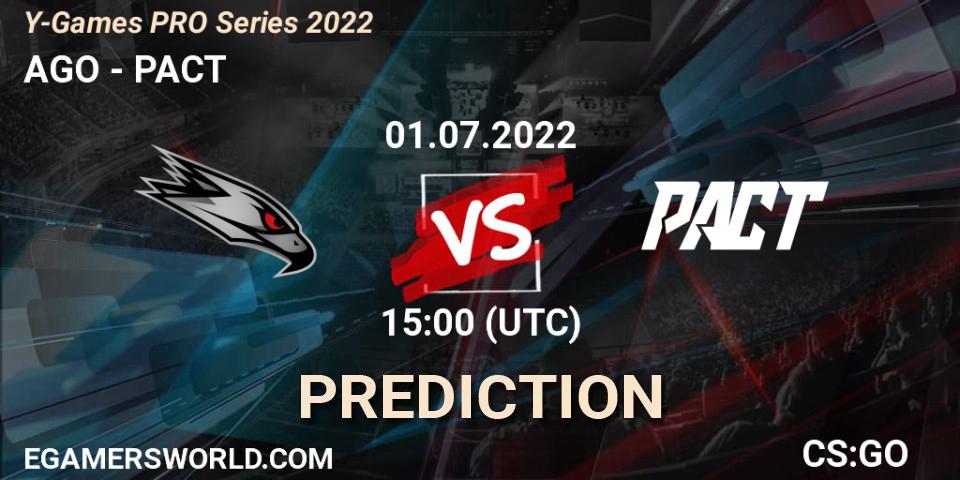 AGO - PACT: прогноз. 01.07.22, CS2 (CS:GO), Y-Games PRO Series 2022