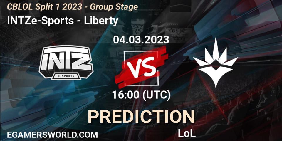 INTZ e-Sports - Liberty: прогноз. 04.03.23, LoL, CBLOL Split 1 2023 - Group Stage