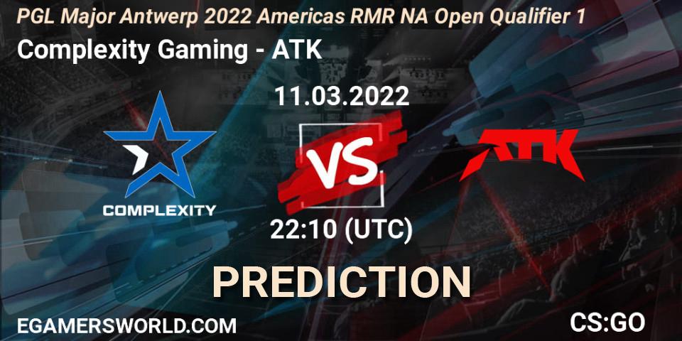 Complexity Gaming - ATK: прогноз. 11.03.22, CS2 (CS:GO), PGL Major Antwerp 2022 Americas RMR NA Open Qualifier 1