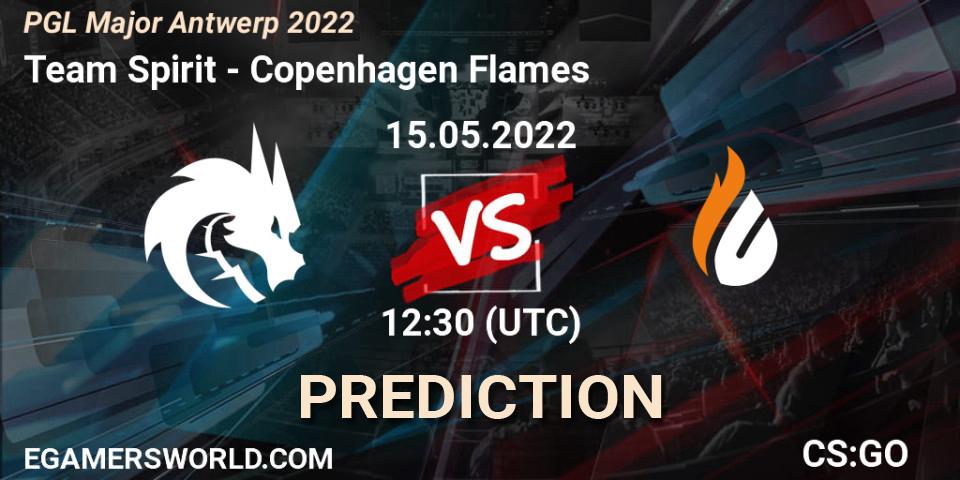 Team Spirit - Copenhagen Flames: прогноз. 15.05.2022 at 12:55, Counter-Strike (CS2), PGL Major Antwerp 2022