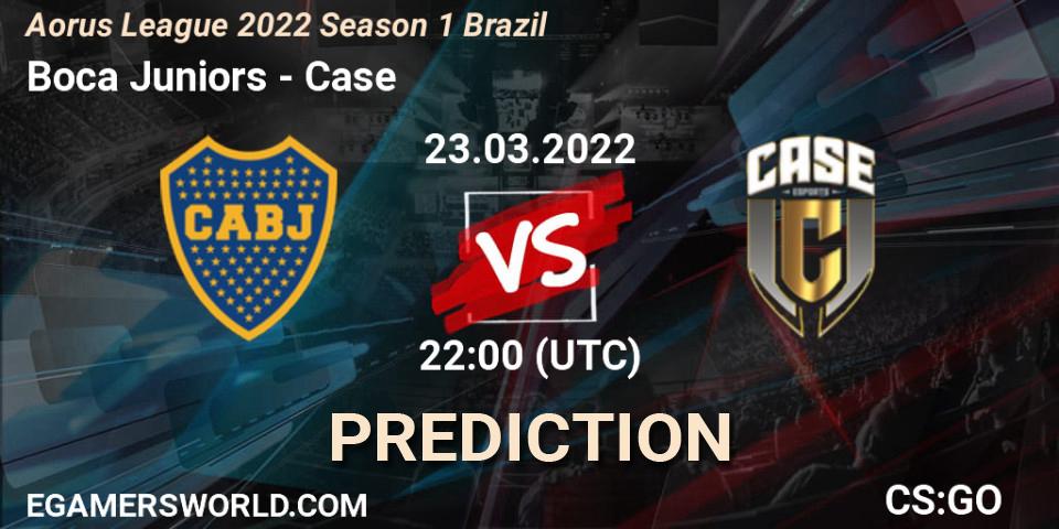 Boca Juniors - Case: прогноз. 23.03.2022 at 22:00, Counter-Strike (CS2), Aorus League 2022 Season 1 Brazil