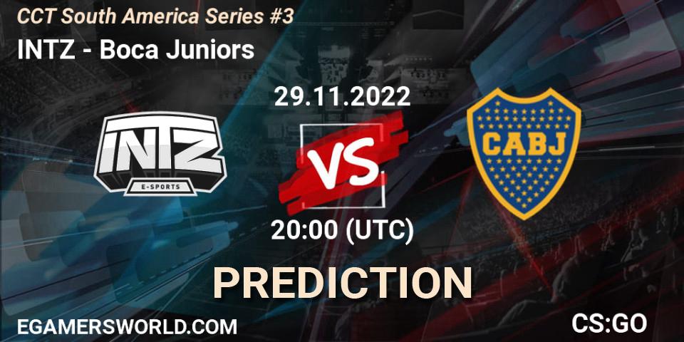 INTZ - Boca Juniors: прогноз. 29.11.22, CS2 (CS:GO), CCT South America Series #3