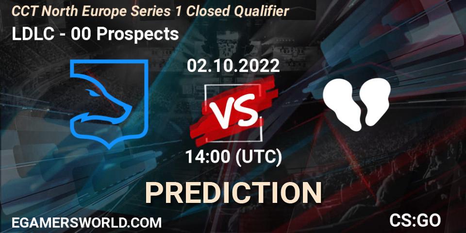 LDLC - 00 Prospects: прогноз. 02.10.2022 at 14:00, Counter-Strike (CS2), CCT North Europe Series 1 Closed Qualifier