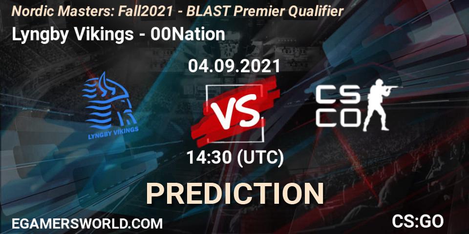 Lyngby Vikings - 00Nation: прогноз. 04.09.2021 at 14:45, Counter-Strike (CS2), Nordic Masters: Fall 2021 - BLAST Premier Qualifier