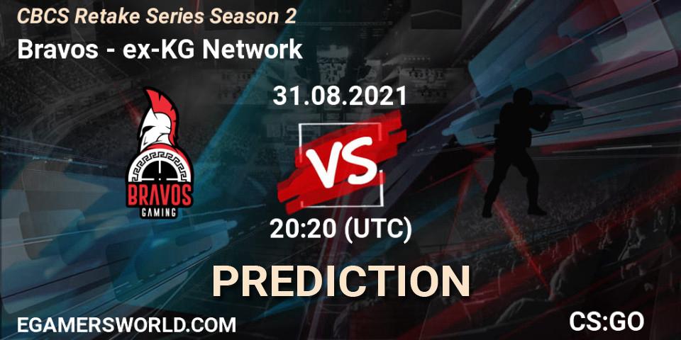 Bravos - ex-KG Network: прогноз. 31.08.2021 at 20:10, Counter-Strike (CS2), CBCS Retake Series Season 2