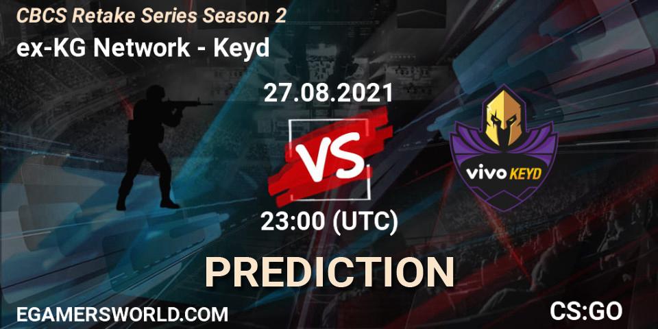 ex-KG Network - Keyd: прогноз. 28.08.2021 at 00:10, Counter-Strike (CS2), CBCS Retake Series Season 2