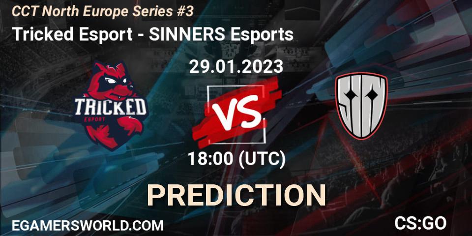 Tricked Esport - SINNERS Esports: прогноз. 29.01.23, CS2 (CS:GO), CCT North Europe Series #3