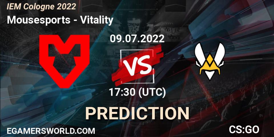 Mousesports - Vitality: прогноз. 09.07.22, CS2 (CS:GO), IEM Cologne 2022