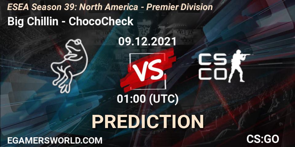 Big Chillin - ChocoCheck: прогноз. 09.12.21, CS2 (CS:GO), ESEA Season 39: North America - Premier Division