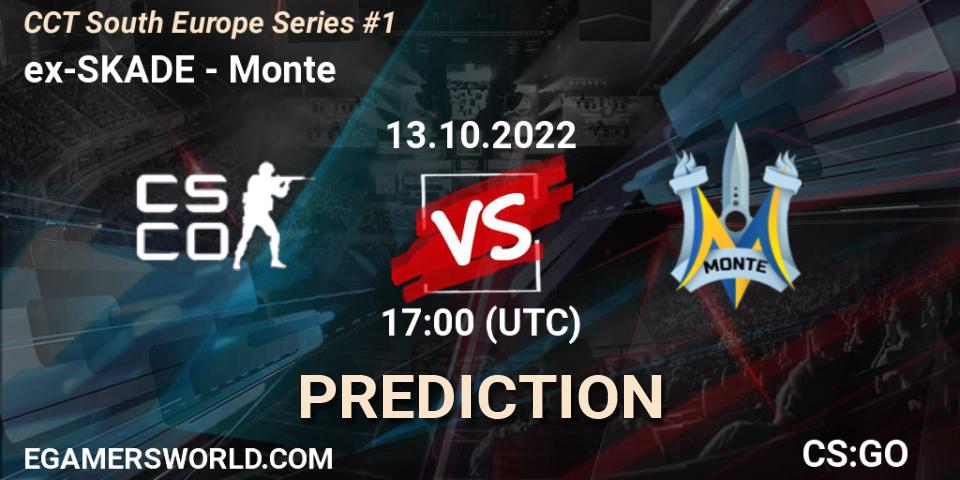 ex-SKADE - Monte: прогноз. 13.10.22, CS2 (CS:GO), CCT South Europe Series #1