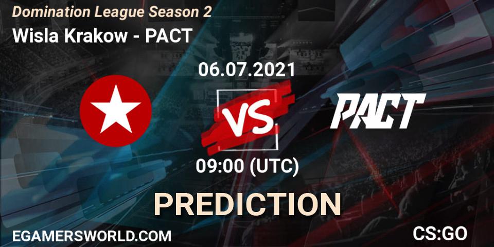 Wisla Krakow - PACT: прогноз. 06.07.2021 at 09:00, Counter-Strike (CS2), Domination League Season 2