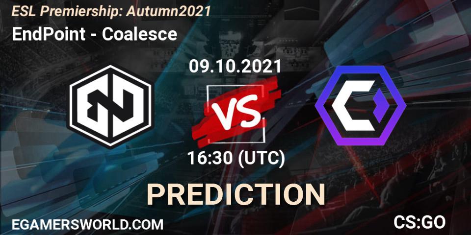 EndPoint - Coalesce: прогноз. 09.10.21, CS2 (CS:GO), ESL Premiership: Autumn 2021