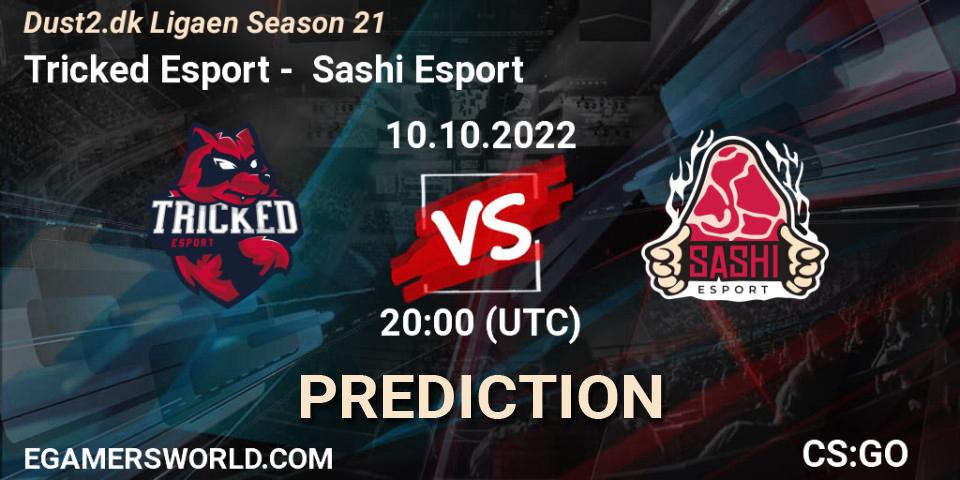 Tricked Esport - Sashi Esport: прогноз. 10.10.2022 at 20:00, Counter-Strike (CS2), Dust2.dk Ligaen Season 21