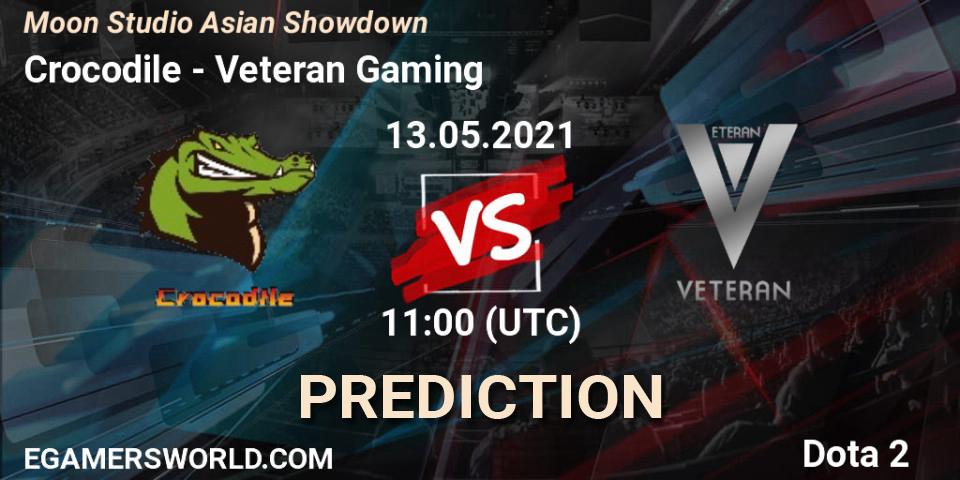 Crocodile - Veteran Gaming: прогноз. 13.05.2021 at 11:03, Dota 2, Moon Studio Asian Showdown