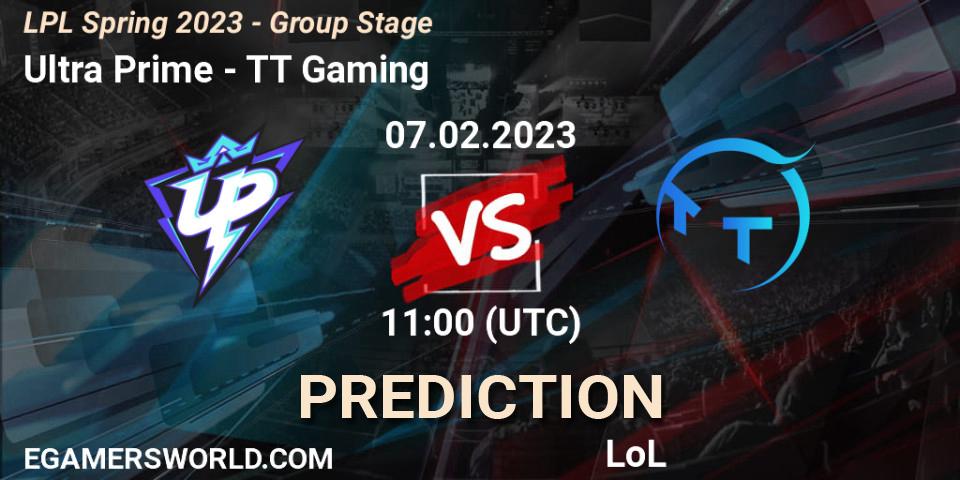 Ultra Prime - TT Gaming: прогноз. 07.02.23, LoL, LPL Spring 2023 - Group Stage