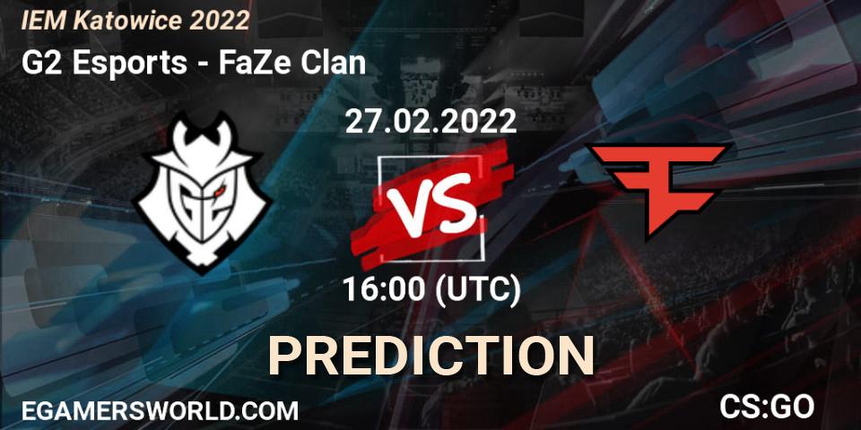 G2 Esports - FaZe Clan: прогноз. 27.02.22, CS2 (CS:GO), IEM Katowice 2022
