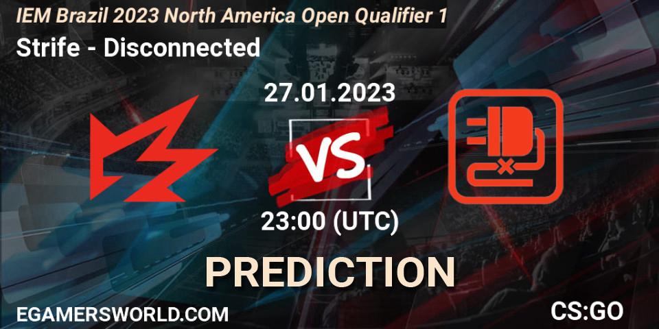 Strife - Disconnected: прогноз. 27.01.23, CS2 (CS:GO), IEM Brazil Rio 2023 North America Open Qualifier 1