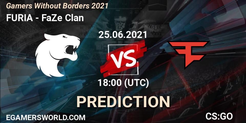 FURIA - FaZe Clan: прогноз. 25.06.2021 at 18:00, Counter-Strike (CS2), Gamers Without Borders 2021