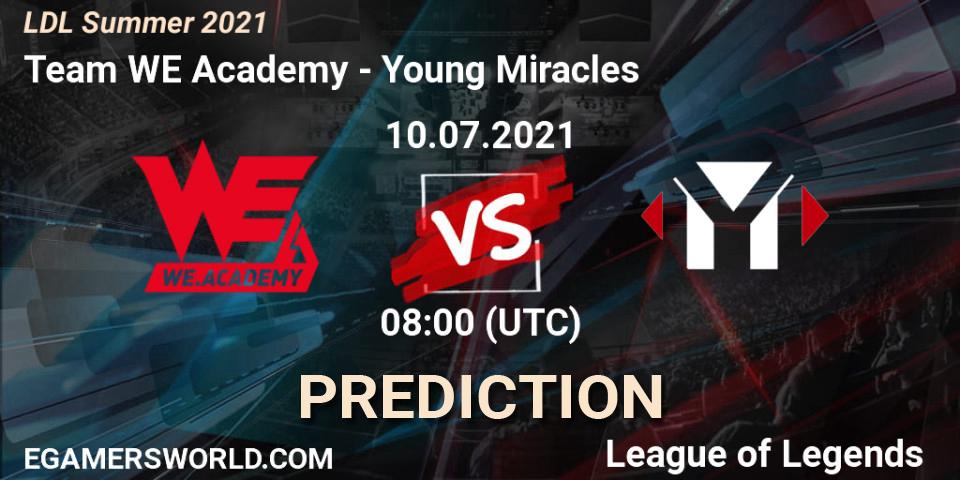 Team WE Academy - Young Miracles: прогноз. 10.07.2021 at 08:00, LoL, LDL Summer 2021