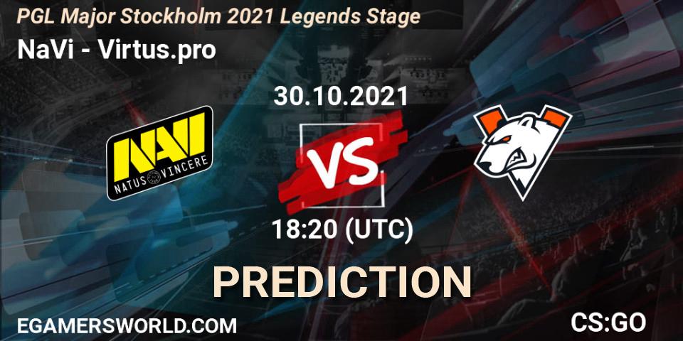 NaVi - Virtus.pro: прогноз. 30.10.21, CS2 (CS:GO), PGL Major Stockholm 2021 Legends Stage