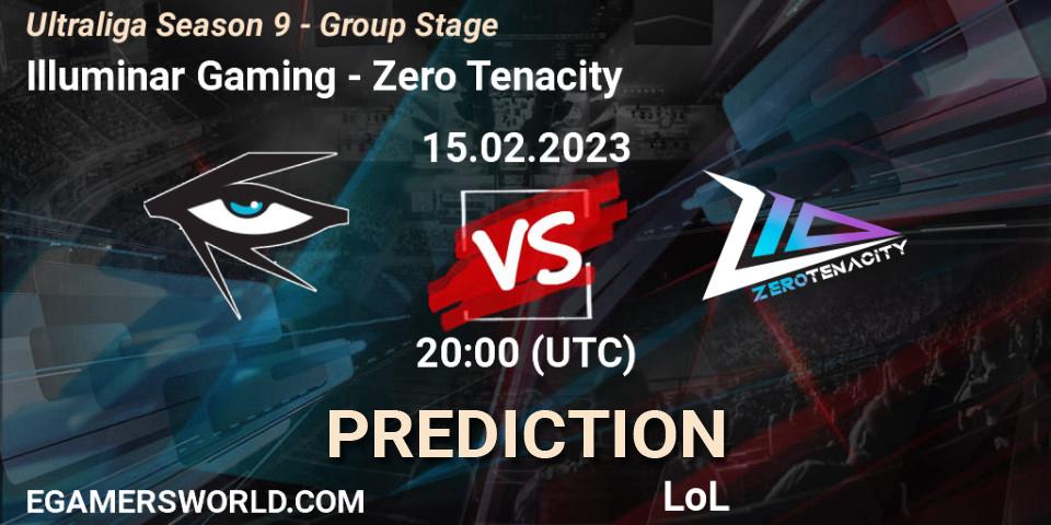 Illuminar Gaming - Zero Tenacity: прогноз. 21.02.23, LoL, Ultraliga Season 9 - Group Stage