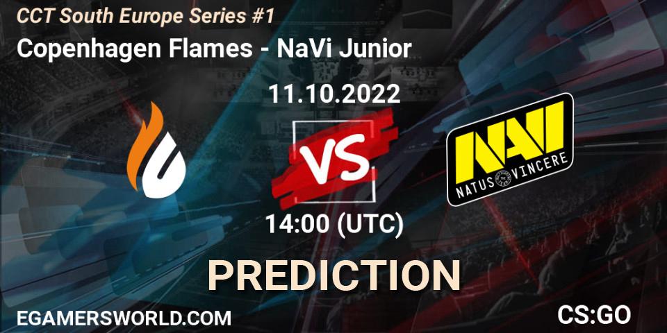 Copenhagen Flames - NaVi Junior: прогноз. 11.10.2022 at 14:10, Counter-Strike (CS2), CCT South Europe Series #1