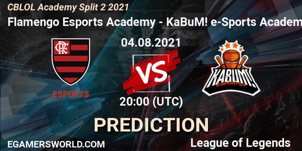 Flamengo Esports Academy - KaBuM! Academy: прогноз. 04.08.2021 at 20:00, LoL, CBLOL Academy Split 2 2021