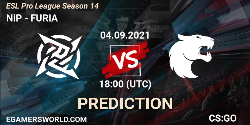 NiP - FURIA: прогноз. 04.09.2021 at 18:00, Counter-Strike (CS2), ESL Pro League Season 14