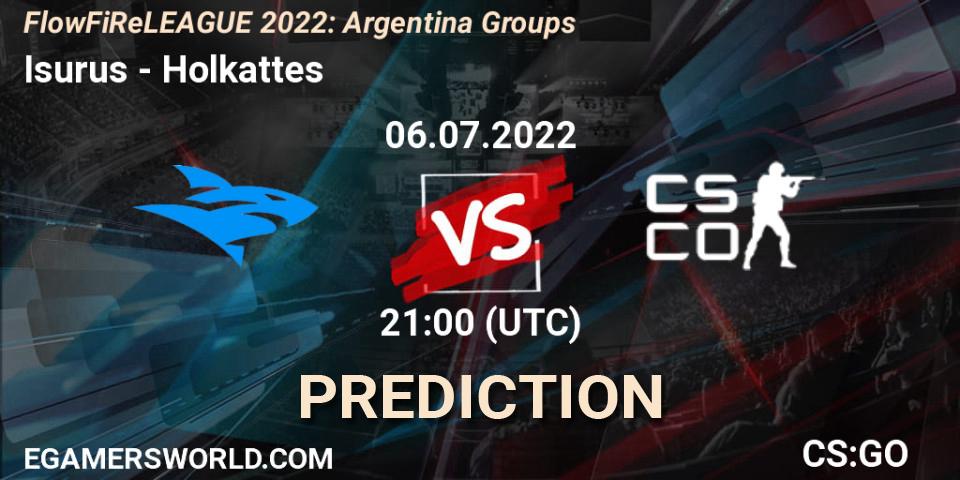 Isurus - Holkattes: прогноз. 06.07.2022 at 21:00, Counter-Strike (CS2), FlowFiReLEAGUE 2022: Argentina Groups