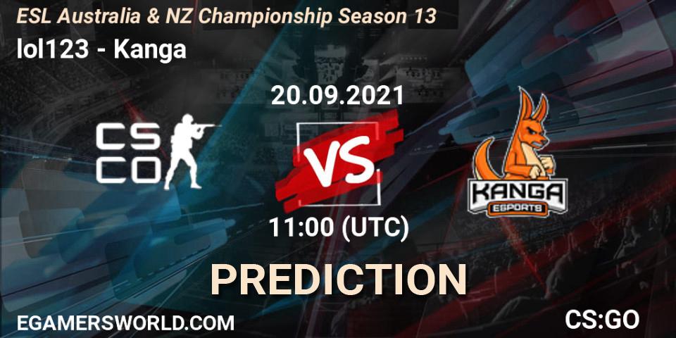 Dynasty - Kanga: прогноз. 20.09.2021 at 10:30, Counter-Strike (CS2), ESL Australia & NZ Championship Season 13