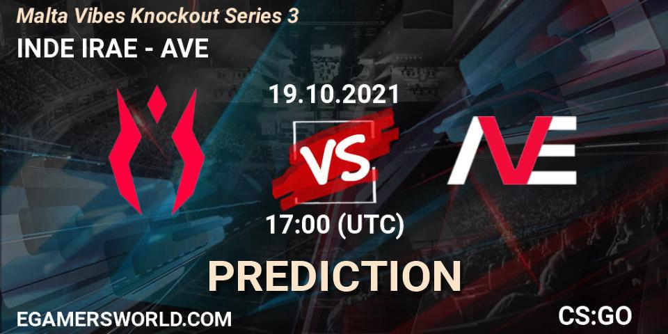 INDE IRAE - AVE: прогноз. 19.10.2021 at 17:00, Counter-Strike (CS2), Malta Vibes Knockout Series 3