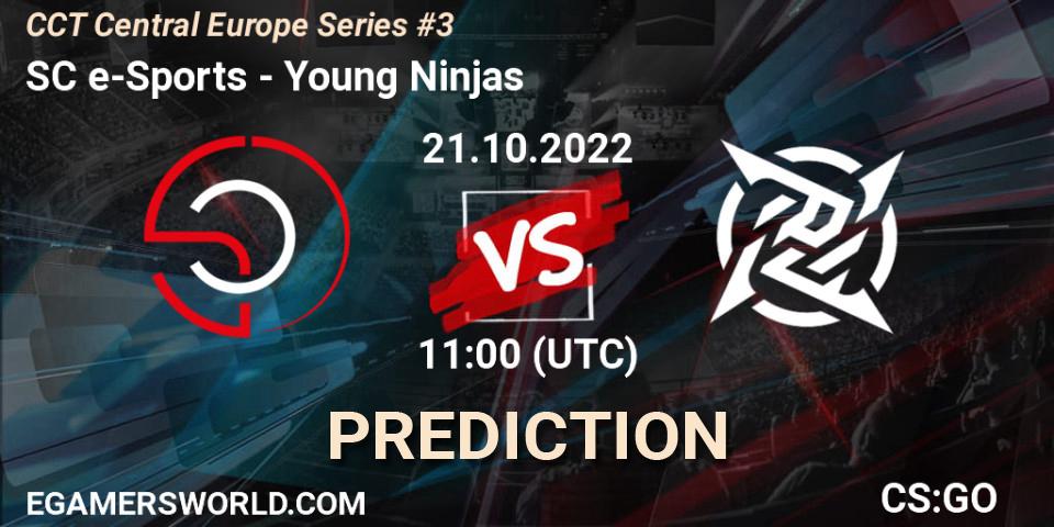 SC e-Sports - Young Ninjas: прогноз. 21.10.2022 at 11:55, Counter-Strike (CS2), CCT Central Europe Series #3