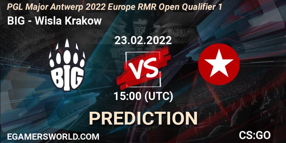 BIG - Wisla Krakow: прогноз. 23.02.2022 at 15:00, Counter-Strike (CS2), PGL Major Antwerp 2022 Europe RMR Open Qualifier 1