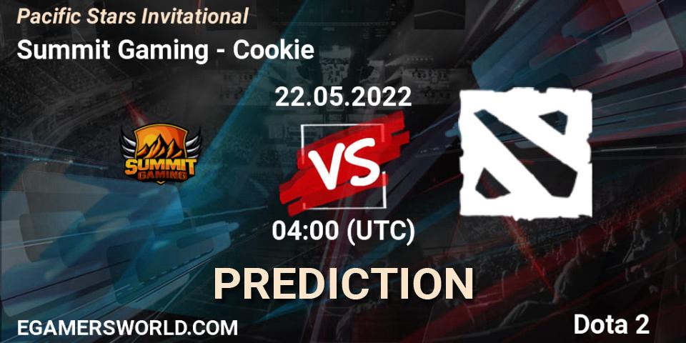 Summit Gaming - Cookie: прогноз. 22.05.2022 at 05:58, Dota 2, Pacific Stars Invitational