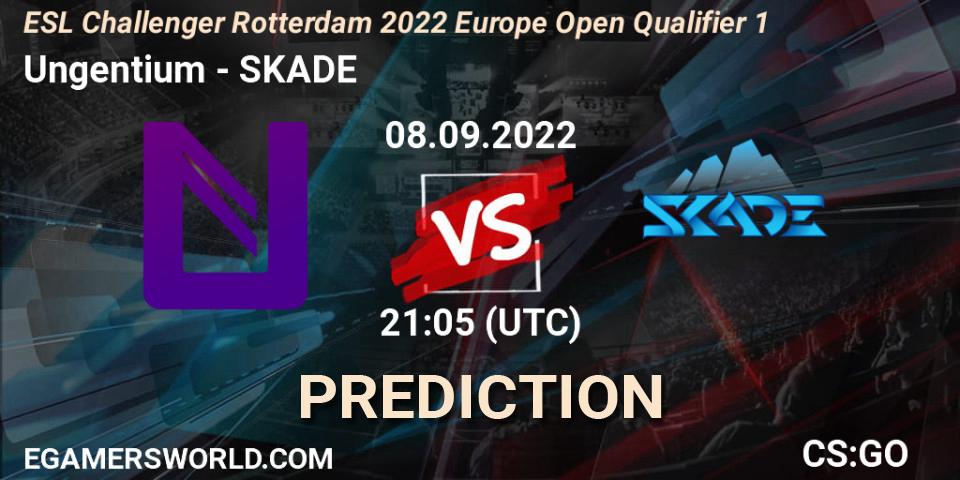 Ungentium - SKADE: прогноз. 08.09.2022 at 21:05, Counter-Strike (CS2), ESL Challenger Rotterdam 2022 Europe Open Qualifier 1