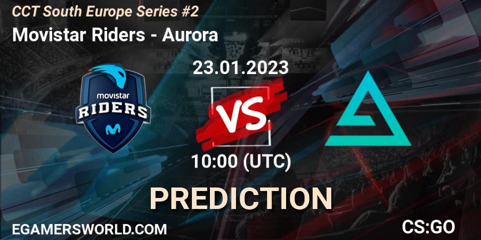 Movistar Riders - Aurora: прогноз. 23.01.2023 at 10:00, Counter-Strike (CS2), CCT South Europe Series #2