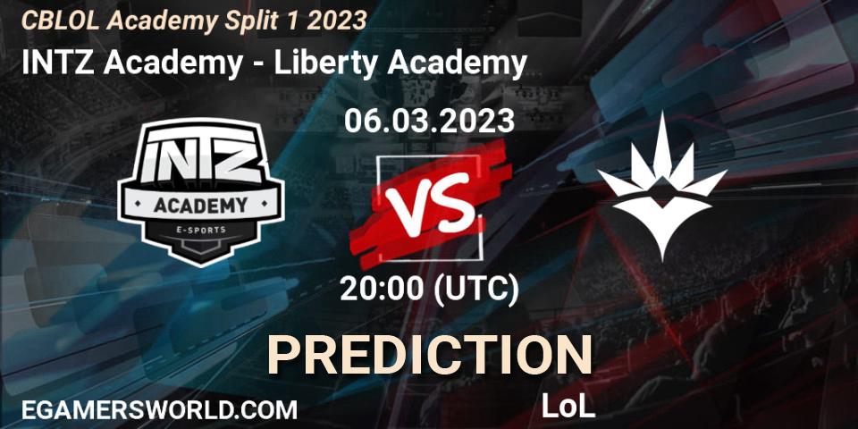 INTZ Academy - Liberty Academy: прогноз. 06.03.2023 at 20:00, LoL, CBLOL Academy Split 1 2023