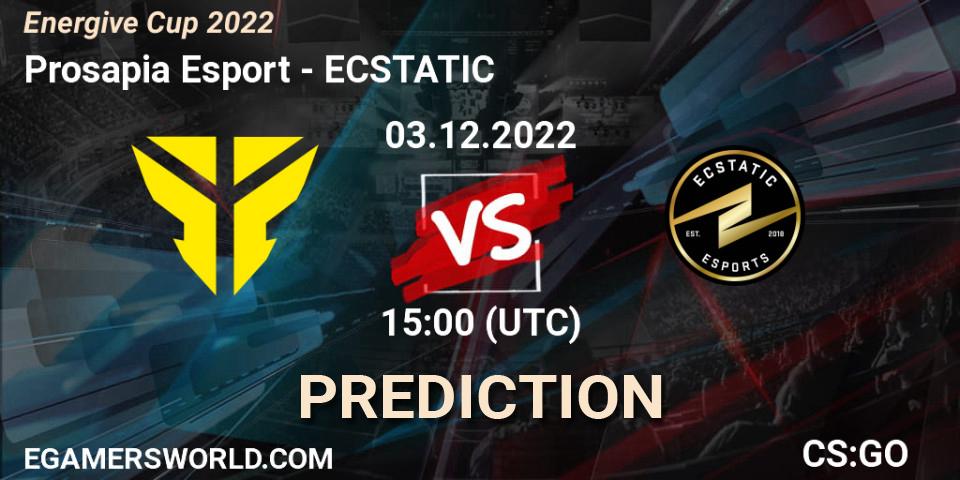 Prosapia Esport - ECSTATIC: прогноз. 03.12.22, CS2 (CS:GO), Energive Cup 2022