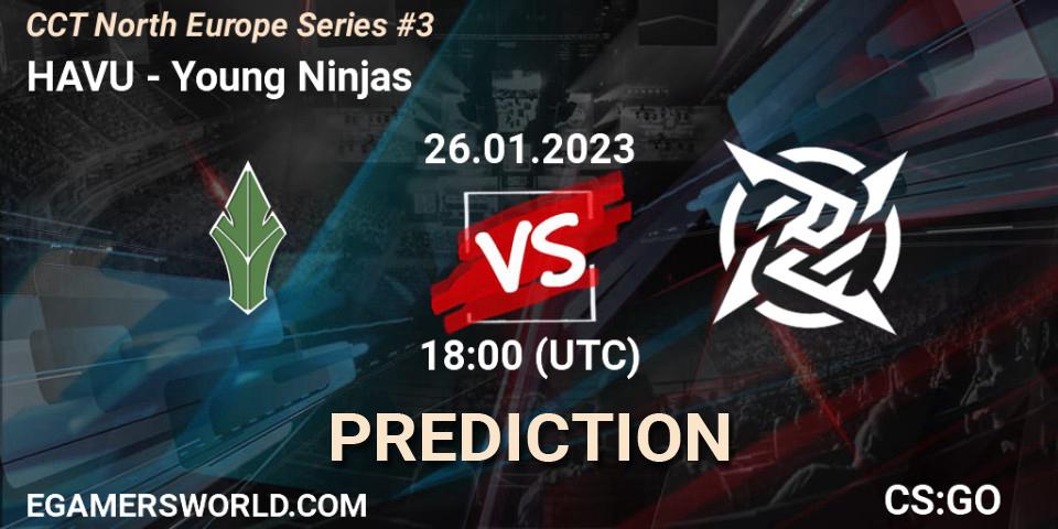 HAVU - Young Ninjas: прогноз. 26.01.23, CS2 (CS:GO), CCT North Europe Series #3