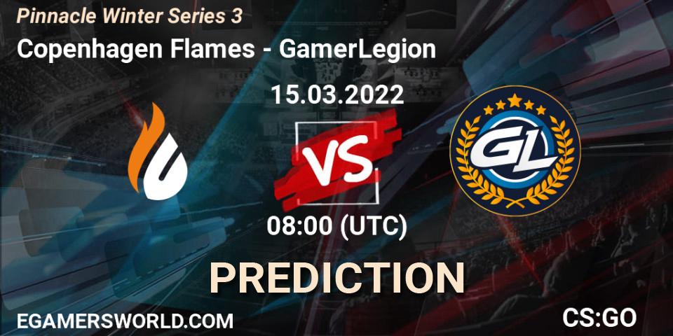 Copenhagen Flames - GamerLegion: прогноз. 15.03.2022 at 08:00, Counter-Strike (CS2), Pinnacle Winter Series 3