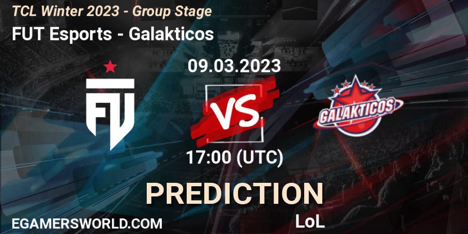 FUT Esports - Galakticos: прогноз. 16.03.2023 at 17:00, LoL, TCL Winter 2023 - Group Stage