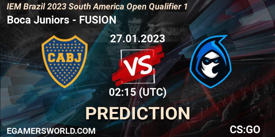 Boca Juniors - FUSION: прогноз. 27.01.2023 at 02:15, Counter-Strike (CS2), IEM Brazil Rio 2023 South America Open Qualifier 1