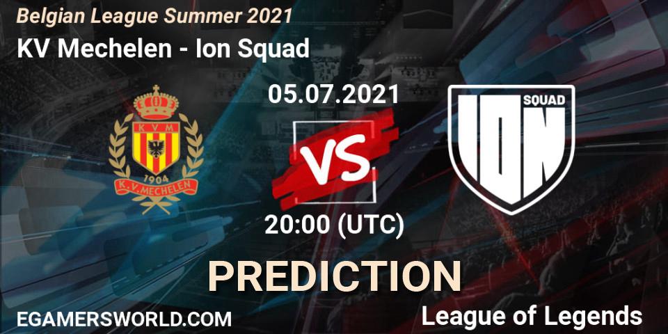 KV Mechelen - Ion Squad: прогноз. 07.06.2021 at 17:00, LoL, Belgian League Summer 2021