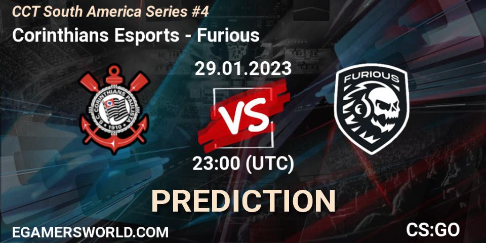 Corinthians Esports - Furious: прогноз. 29.01.23, CS2 (CS:GO), CCT South America Series #4