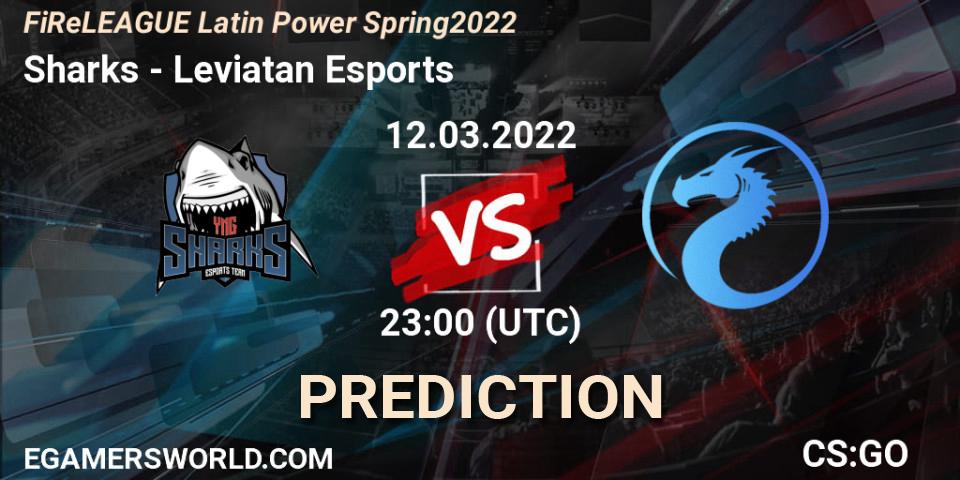 Sharks - Leviatan Esports: прогноз. 12.03.2022 at 22:45, Counter-Strike (CS2), FiReLEAGUE Latin Power Spring 2022