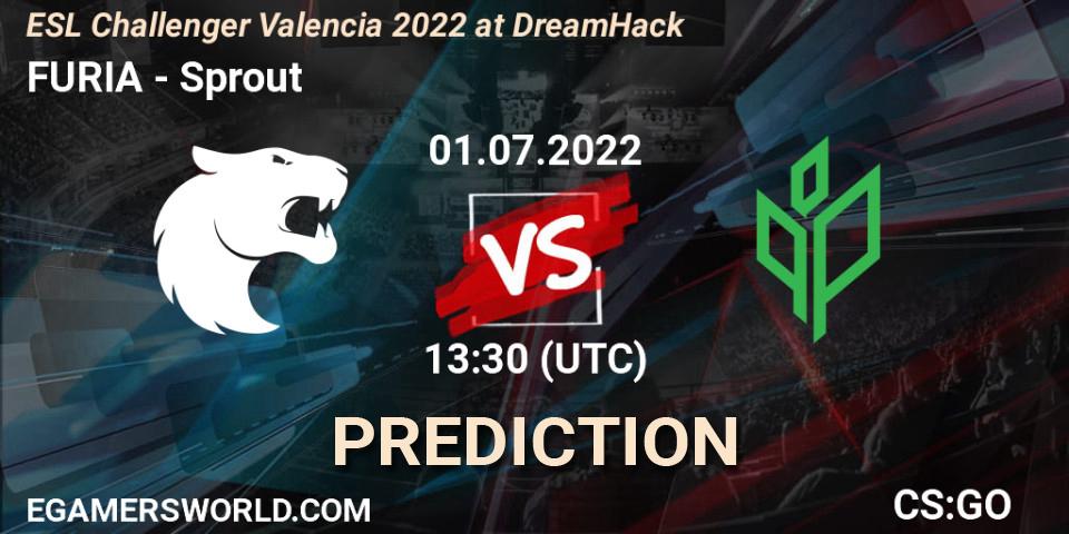 FURIA - Sprout: прогноз. 01.07.2022 at 13:50, Counter-Strike (CS2), ESL Challenger Valencia 2022 at DreamHack