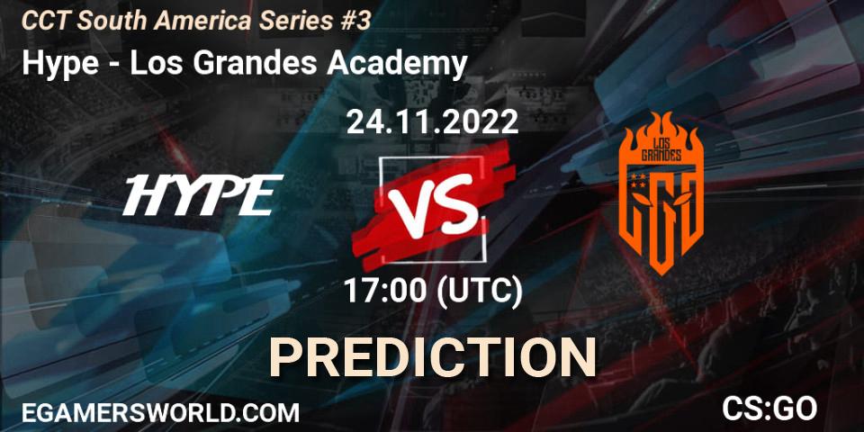 Hype - Los Grandes Academy: прогноз. 24.11.2022 at 18:20, Counter-Strike (CS2), CCT South America Series #3