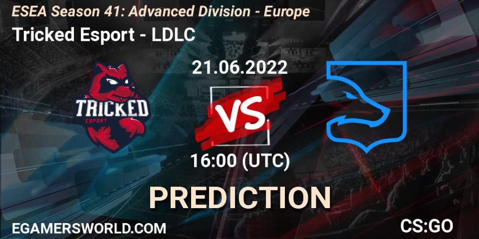 Tricked Esport - LDLC: прогноз. 21.06.22, CS2 (CS:GO), ESEA Season 41: Advanced Division - Europe
